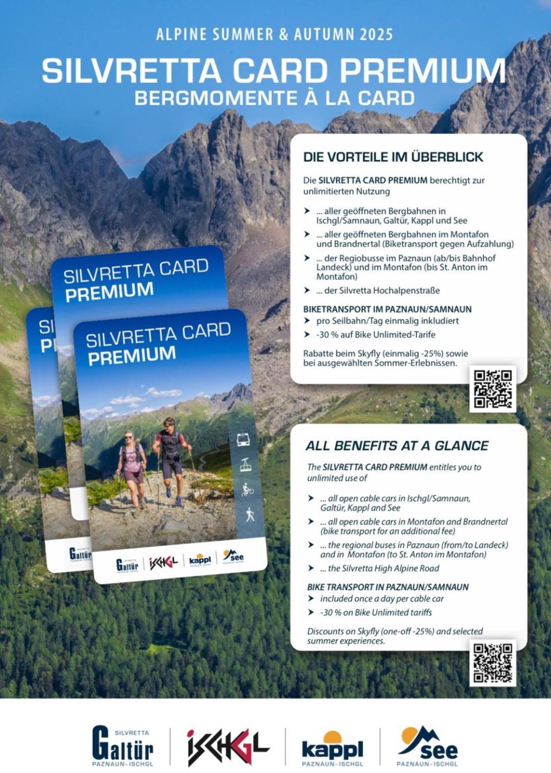 Apart Scharler Mit Silvretta Card See Exterior photo